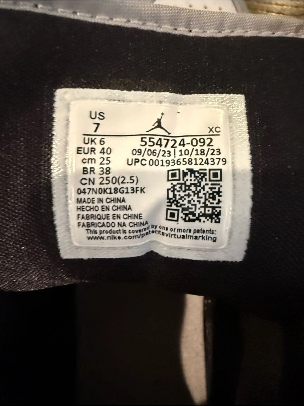 Jordan 1s smoke grey
